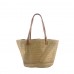 Bolso Tote De Hombro Rafia